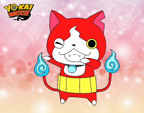 Jibanyan guiñando el ojo