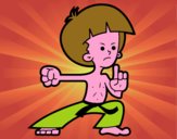 Luchador de kung-fu