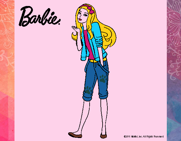 Barbie con look casual