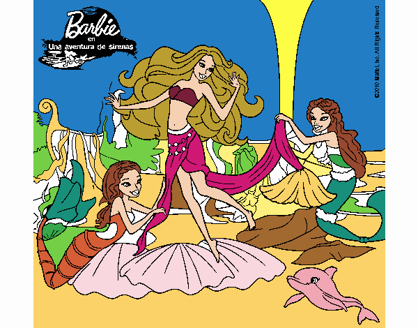 Barbie con sirenas