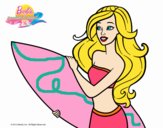 Barbie va a surfear