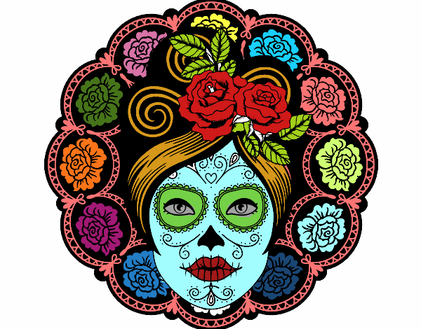 Calavera mejicana femenina