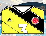 Camiseta del mundial de fútbol 2014 de Colombia