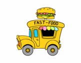 Food truck de hamburguesas