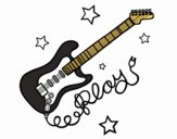 Guitarra y estrellas