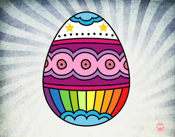 Dibujo Huevo de fabergé pintado por epv4