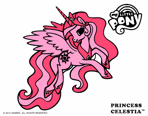 la princess  celestia 