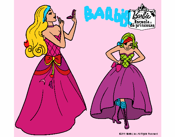 barbie  en  el festival  de  baile