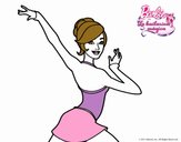 Barbie en postura de ballet