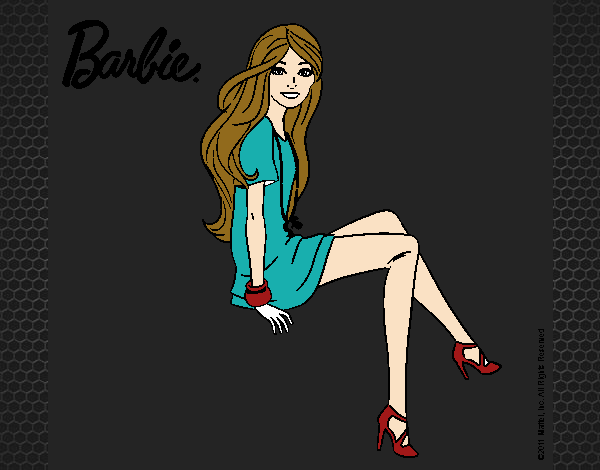 Barbie sentada