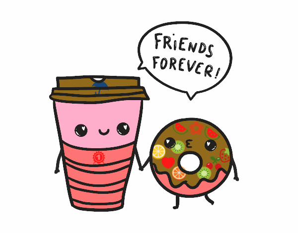 Café y donut