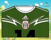 Camiseta del mundial de fútbol 2014 de México