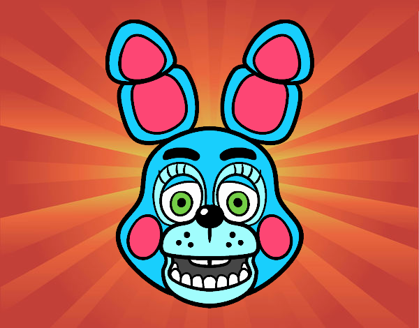 Cara de Toy Bonnie de Five Nights at Freddy's