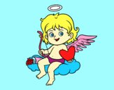 Cupido en una nube