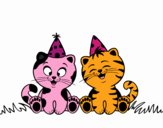 Gatos de cumpleaños