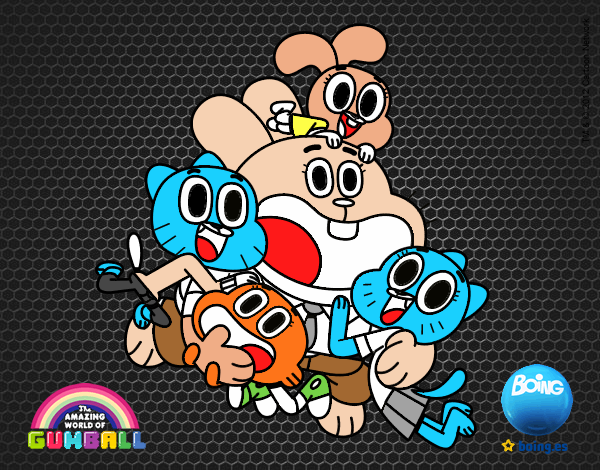 Gumball y amigos contentos