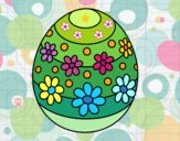 Dibujo Huevo de Pascua de primavera pintado por epv4