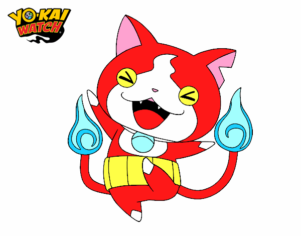 Jibanyan feliz