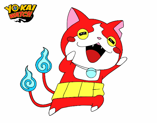 Jibanyan super feliz