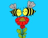 Pareja de abejas