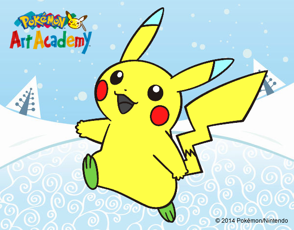 Pikachu en Pokémon Art Academy