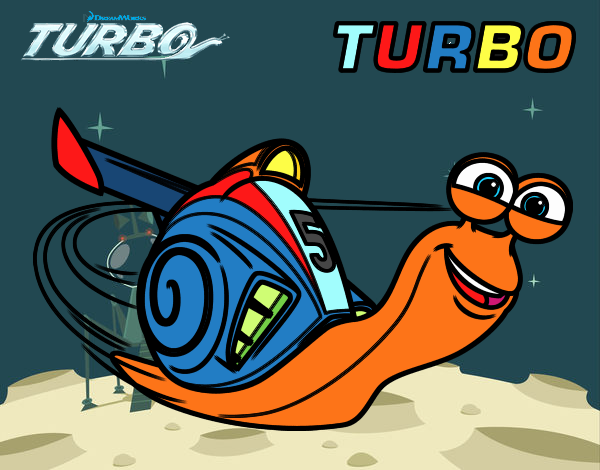 Dibujo Turbo pintado por Fran_Adri