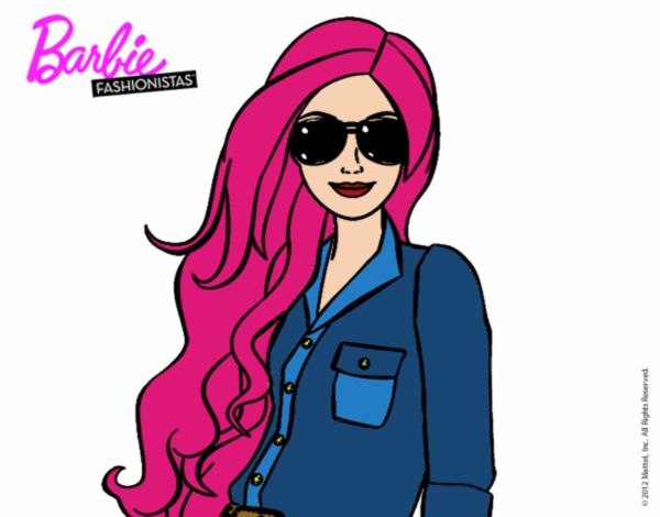 Barbie con gafas de sol