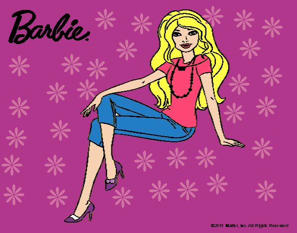 La Barbie pensativa.