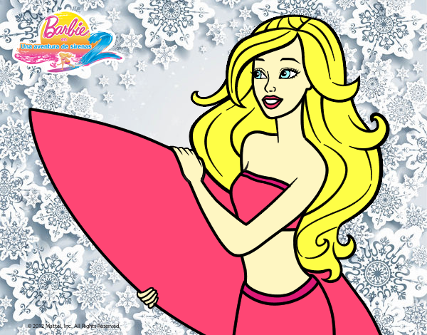 Barbie va a surfear