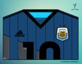 Camiseta del mundial de fútbol 2014 de Argentina