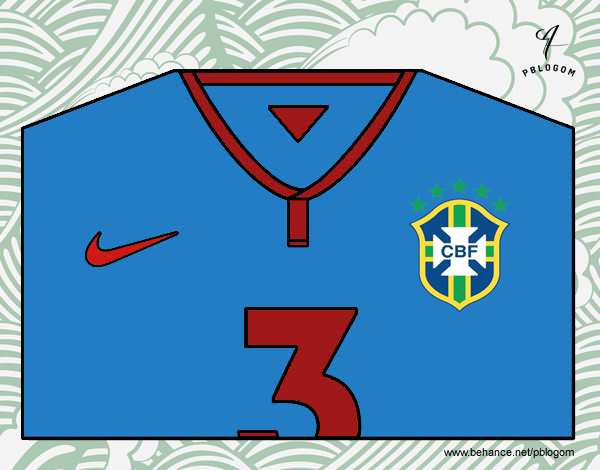 Camiseta del mundial de fútbol 2014 de Brasil