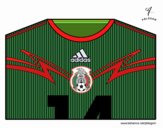 Camiseta del mundial de fútbol 2014 de México