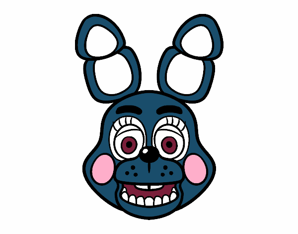 Cara de Toy Bonnie de Five Nights at Freddy's