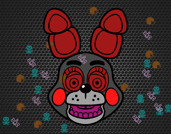 Cara de Toy Bonnie de Five Nights at Freddy's