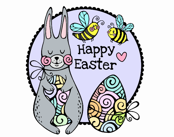 Dibujo de Happy Easter pintado por en Dibujos.net el día 15-04-18 a las  21:16:23. Imprime, pinta o colorea tus propios dibujos!