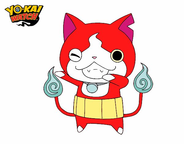 Jibanyan guiñando el ojo