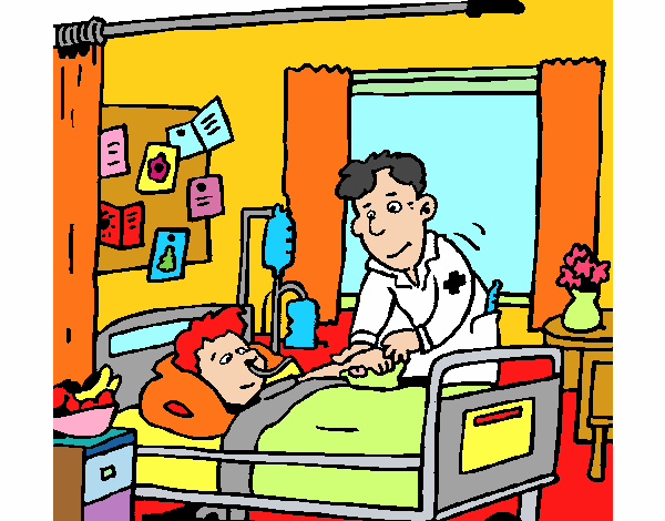 Niño hospitalizado