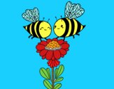 Pareja de abejas