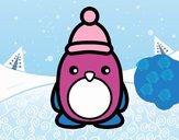 Pingüino navideño