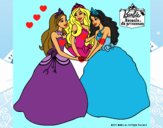 Barbie y sus amigas princesas