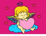 Cupido con corazón