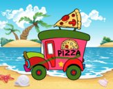 Food truck de pizza