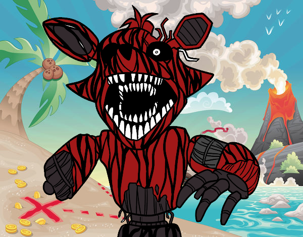 Foxy terrorífico de Five Nights at Freddy's