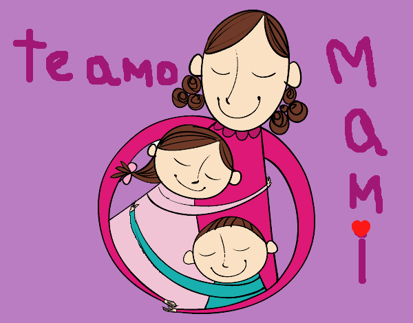 Un abrazo para mamá