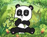 Un oso panda