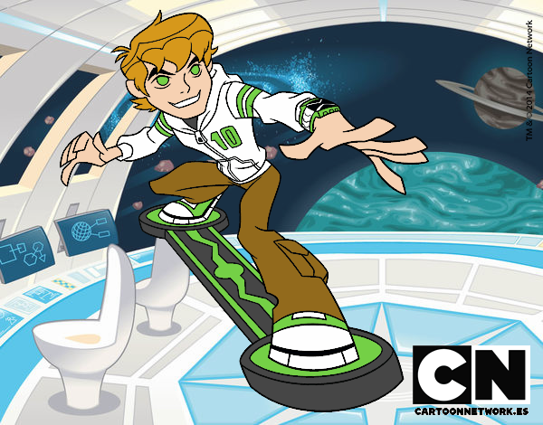 Ben 10 skateboard