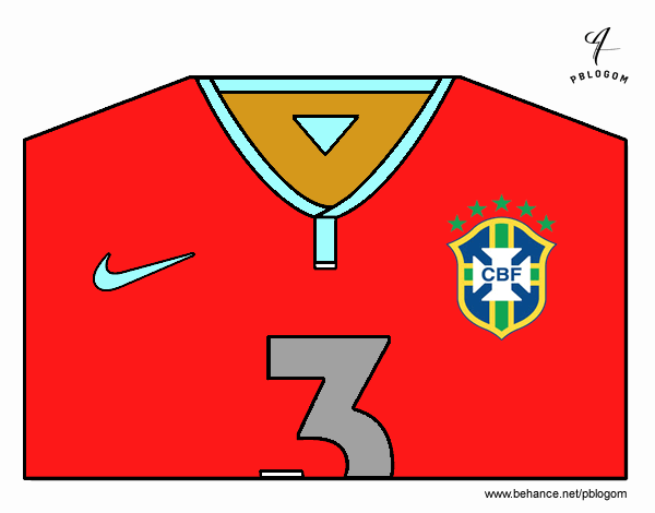 Camiseta del mundial de fútbol 2014 de Brasil