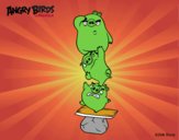 Cerdos verdes de Angry Birds