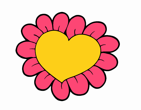 Corazón flor