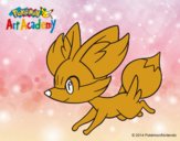 Fennekin corriendo